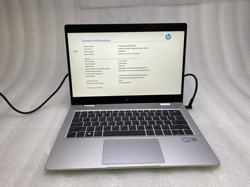 HP EliteBook x360 830 G6 13" Core i7-8665U 1.9GHz 16GB RAM 256GB SSD NO OS - Picture 2 of 13