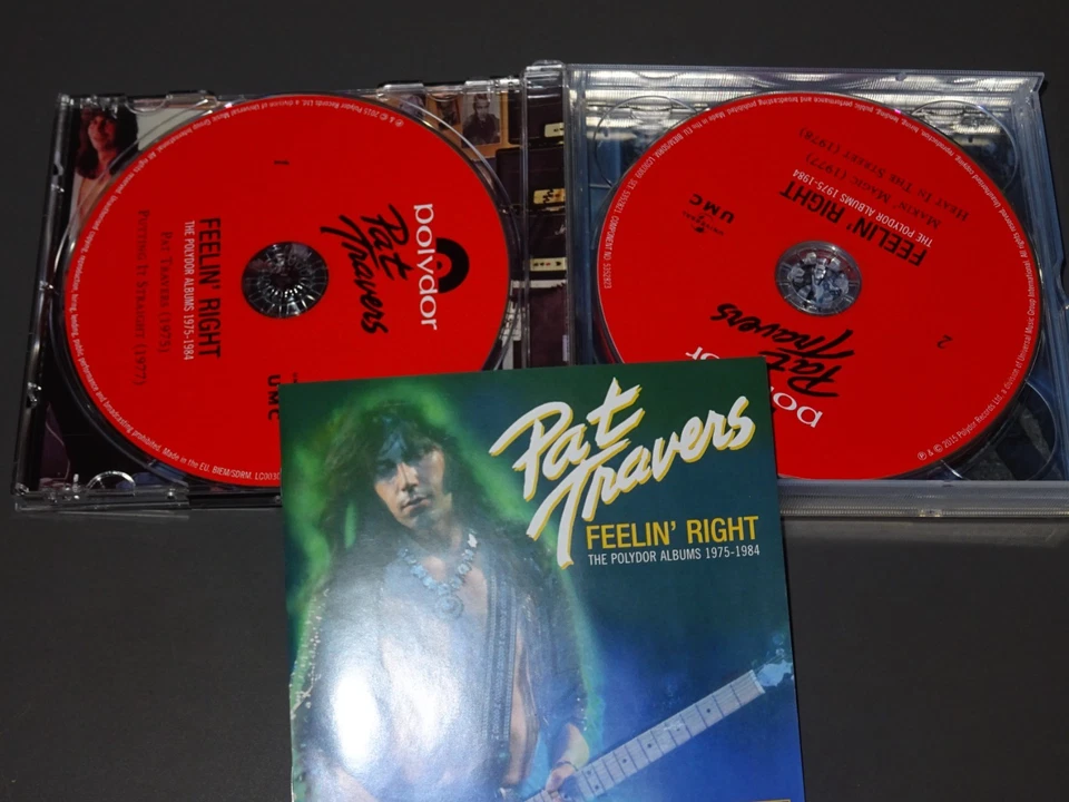PAT TRAVERS - FEELIN' RIGHT 1975-1984 / 4-CD-BOX-SET 2015 (MINT-) - Bild 3 von 4