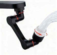 1440 Rotatable Faucet Extender - Universal Kitchen Sprayer, 2 Modes Splash