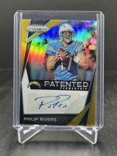 2017 Panini Prizm Philip Rivers Patented Penmanship Autograph Gold 4/5 #PP-PR