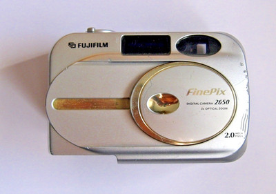 Fuji Camera FinePix 2650 Parts FRONT AND REAR BODY Parts, Sliding Cover, Buttons