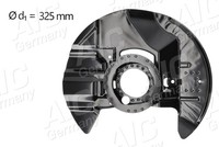 Spritzblech Ankerblech Vorderachse Links FÜR BMW 3 Coupe (E46) - AIC 71360