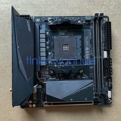 For GIGABYTE B550I AORUS PRO AX Motherbroad AM4 DDR4 PCI-E4.0 2×M.2 4×SATAIII #v