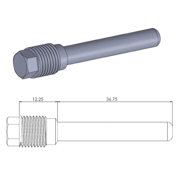 Moto-Master Bremsbelag Gleitstift (FüR: Kawasaki KLX 650 LX650C 93-95 Vorne )-image