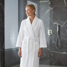 Mellcrest Deluxe Cotton Terry Bath Robe 500GSM - Luxury Unisex - Size Large