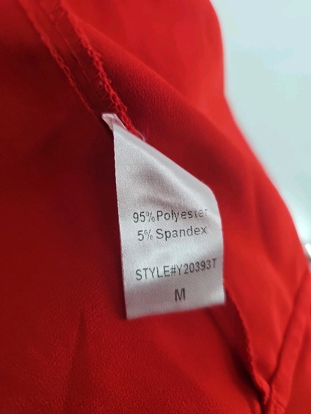 Abito Tuckernuck Pomander Place Kenzo M rosso crepe a strati scollo a V