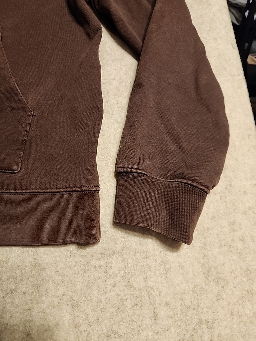 Authentic Amiri Brown Core Logo Hoodie brown color rust faded distressed L USA