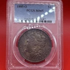 1885 O $1 Morgan Dollar Ms65 PCGS Beautifully Toned