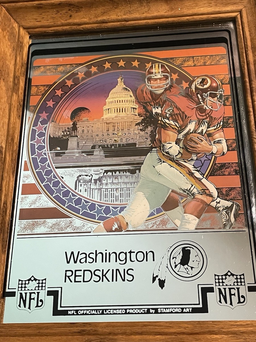Vintage Washington Redskins Stamford Art Mirror | eBay
