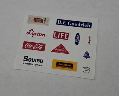 Aurora Curved Bleachers Reproduction Stickers Decals Die Cut!