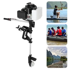 4 Stroke 7.5HP Outboard Motor Engine Fishing Boat Engine TCI Air Cooling 144cc