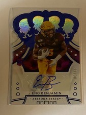 2020 Chronicles Draft Picks Eno Benjamin Crown Royale RC Blue Auto #/30 ASU !