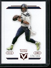 2019 Panini Chronicles #V-27 Russell Wilson Vertex Red #/199