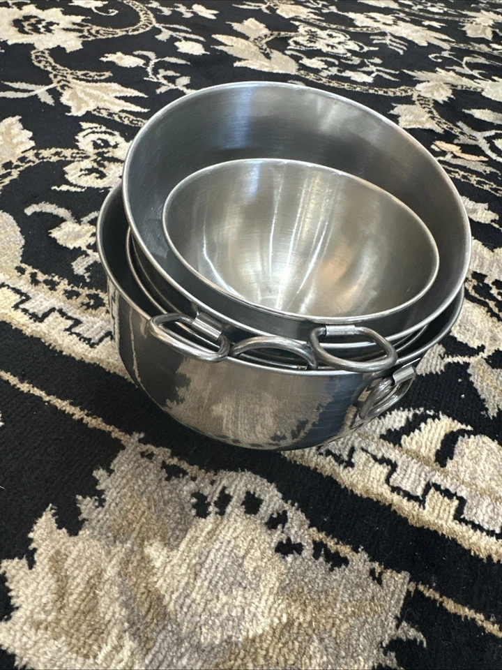 Faberware Set Of 4 Silver Mixing Bowls - Image 4 of 4