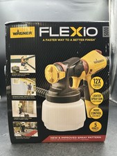 Wagner Flexio 5000 Stationary Hvlp Paint Sprayer 11.5 Foot Hose Onboard Storage