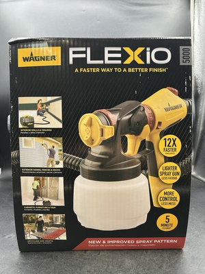 #ad Wagner FLEXiO 5000 Stationary HVLP Paint Sprayer 11.5 Foot Hose Onboard Storage $189.99