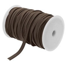 Piping Cord Trim 50 Yards 1/2 Inch Piping Tape for Sewing DIY, Chocolate Color