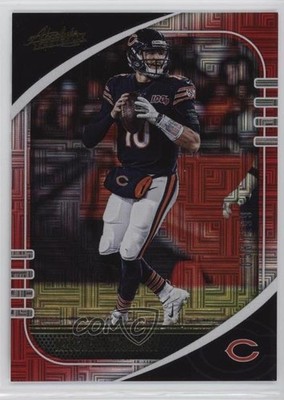2020 Panini Absolute Red Squares 58/199 Mitchell Trubisky #57 00gy