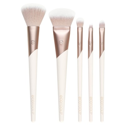 EcoTools Luxe Natural Elegance Professional Face Makeup & Foundation Brush Set