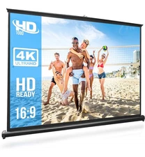 Pyle 50" Projector Screen, mobile Pull-Out Style Portable (40'' x 30'') PRJTP53