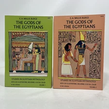 The Gods of the Egyptians Volume 1 &2 by E. A. Wallis Budge Dover PB