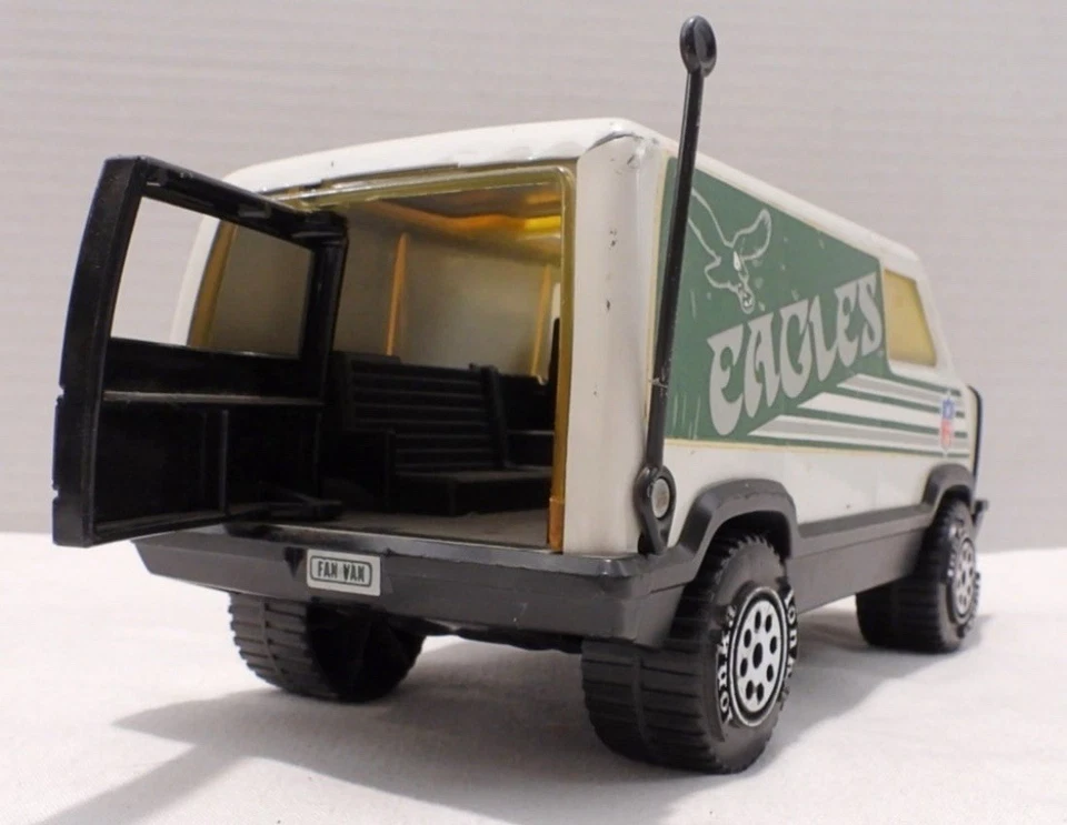 1986 Tonka Mini NFL Van Eagles w/ Player Figure - Image 3 of 4