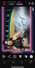 DIGITAL TOPPS WWE SLAM Iyo Sky MIDNIGHT 25 HORIZON SIGNATURES SR Read
