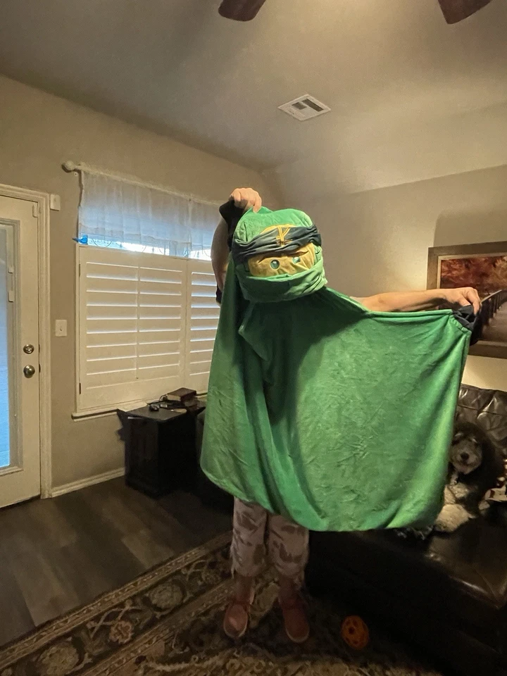 Lego Nijago manta con cabeza de almohada Foto 2 de 4