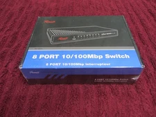 ROSEWILL RC-406X 8-Port Ethernet Switch With Power Supply - NOS - Sealed