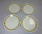 Vintage Corelle Butterfly Gold 10 1/4" Dinner Plates (Set Of 4)