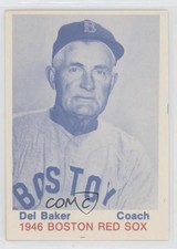 1975 TCMA 1946 Boston Red Sox Blue Back Del Baker 0nr3