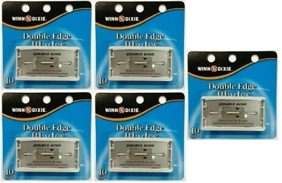 #ad Winn Dixie Double Edge Stainless Steel Refill Blades 50 Count $7.99