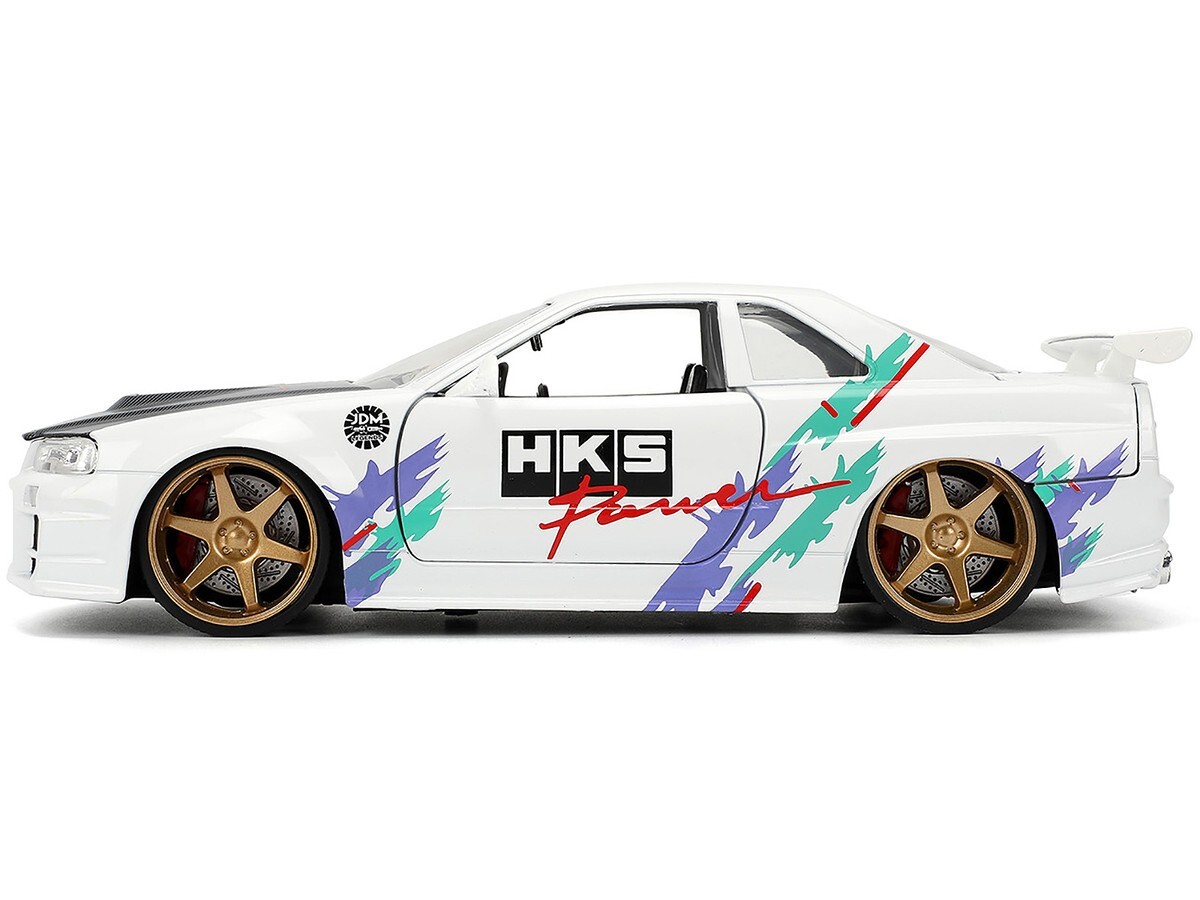 Jada 2002 Nissan Skyline GT-R (R34) RHD 