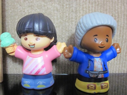 Little People Veterinarian w/ Dog Girl w/ Ice Cream Teacher w/ Book - Picture 5 of 8