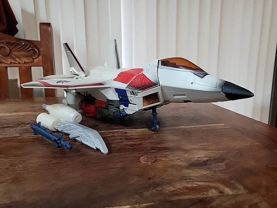 Transformers Starscream 18 pulgadas completo en excelente funcionamiento transformable  Foto 3 de 4