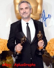 ALFONSO CUARON.. with His Academy Awards - SIGNED