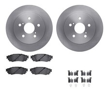 Dynamic Friction DYN-6512-75150 DFC Brake Rotor & Brake Pads & Hardware