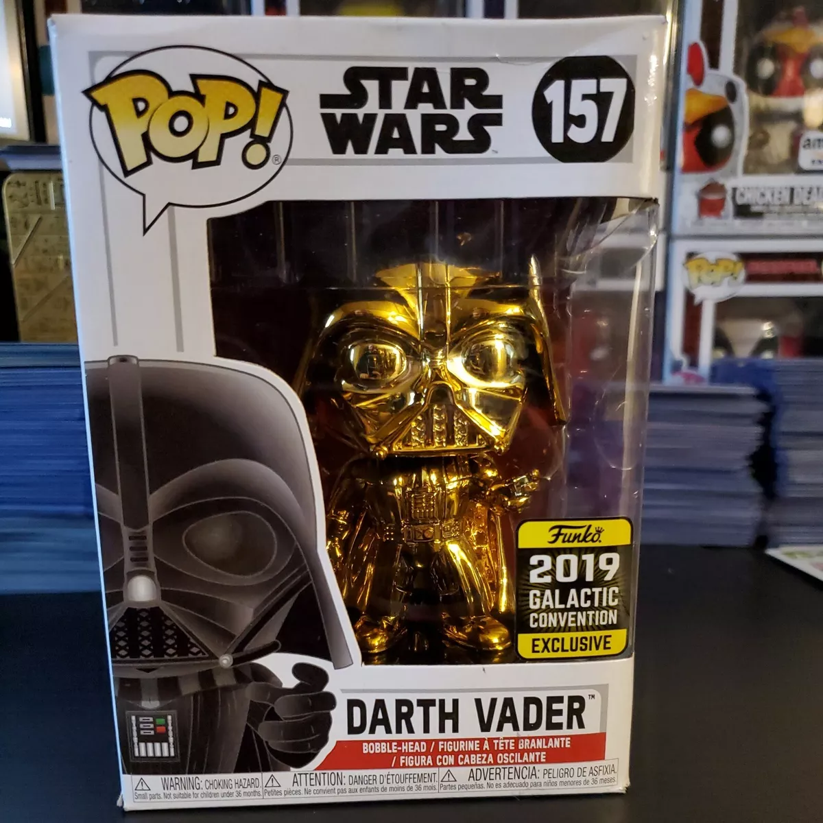 Gold chrome cheap darth vader pop