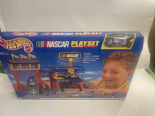 Hot Wheels 1998 Playset Nascar Sealed #65754 New - Picture 16 of 16