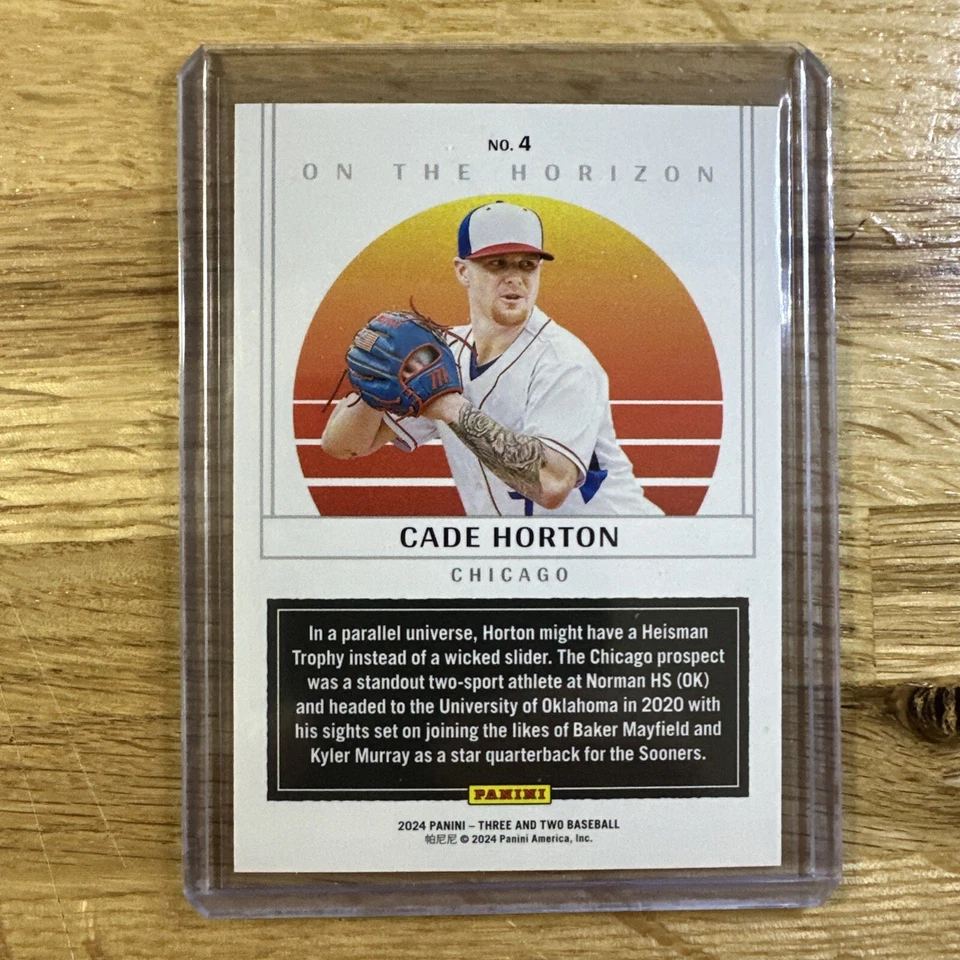 Caden Horton RC /10 #4 2024 Panini Three and Two On The Horizon - Image 3 of 3
