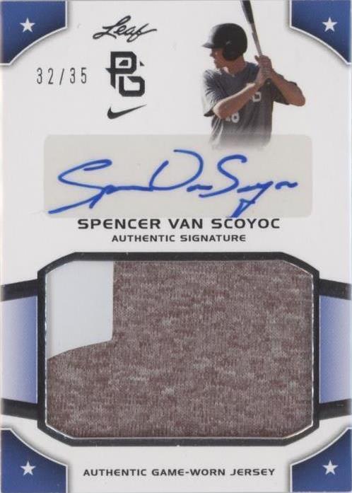 2015 Leaf Perfect Game National Showcase - Spencer Van Scoyoc #JA-SVS - 1 of 1