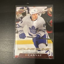 2020-21 Upper Deck Hockey YOUNG GUNS Canvas #C215 Alexander Barabanov Rookie RC