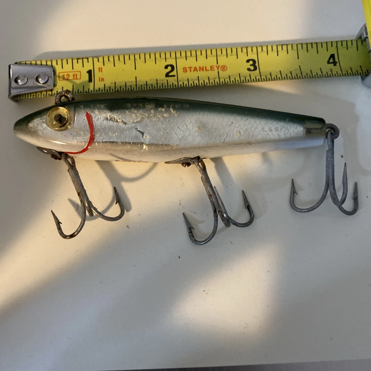 Leurre De Pêche Vintage 9M25 Floater – Corps Clair, Réflector Doré – Topwater
