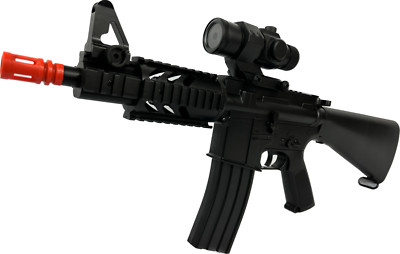 WELL D2805 M4 CQB RIS Electric Airsoft Gun Full Auto Rechargeable FPS-250