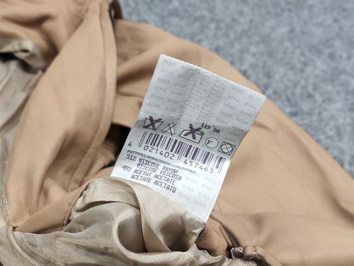 Vintage Hugo Boss Premium beige goat leather Men's Jacket - Picture 23 of 23