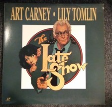 THE LATE SHOW Laserdisc  NOT A DVD  ART CARNEY LILY TOMLIN ...GOOD-VERY GOOD