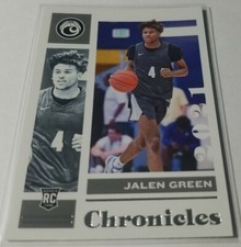 2021-22 Chronicles Draft Picks JALEN GREEN Base Rookie RC #4 Houston Rockets