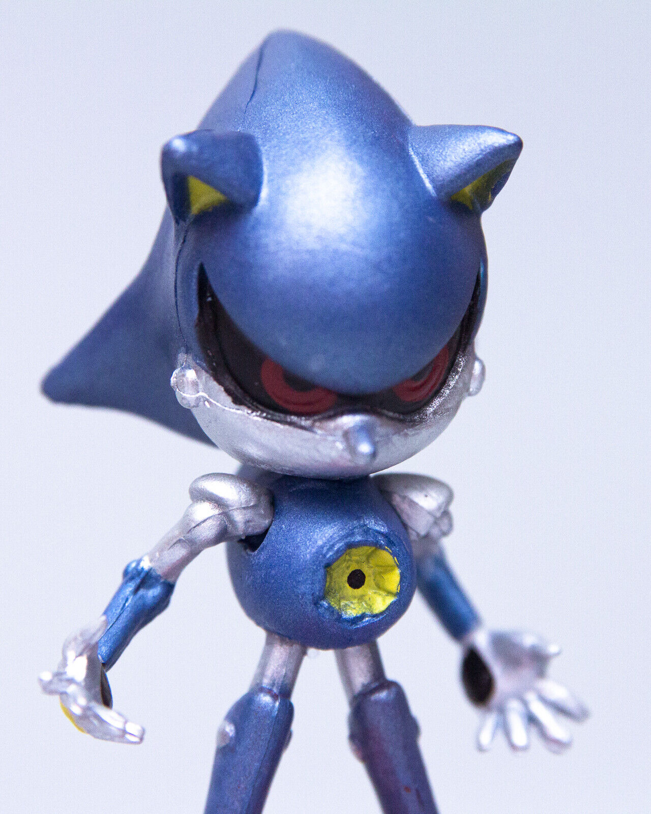 Sonic The Hedgehog 2.5 METAL SONIC PVC Figure, (c) SEGA