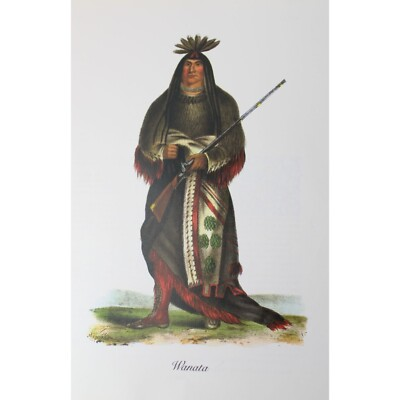 #ad #ad American Indian Print Wanata Sioux Chief Vintage 89652 $18.05