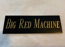BIG RED MACHINE REDS NAMEPLATE AUTOGRAPH Signed BAT BASEBALL JERSEY PHOTO 1x3 B